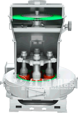 2000目超細磨粉機內部精細結構展示