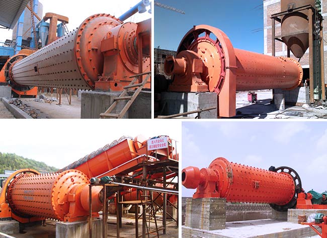 球磨機工作現場二