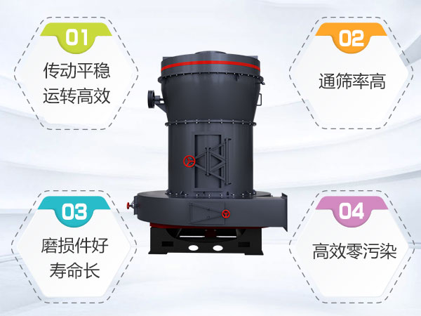 玻璃雷蒙磨粉機優勢