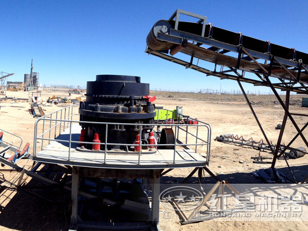 圓錐破生產能力現場圖