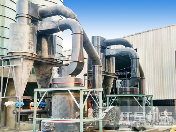 小型原礦石磨粉機生產現場