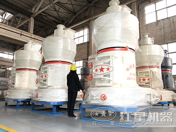 時產(chǎn)15噸雷蒙機(jī)展示