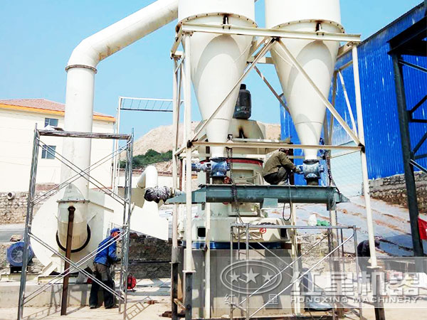 300目重晶石磨粉現場