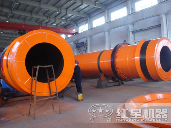 紅星脫硫石膏烘干機生產車間