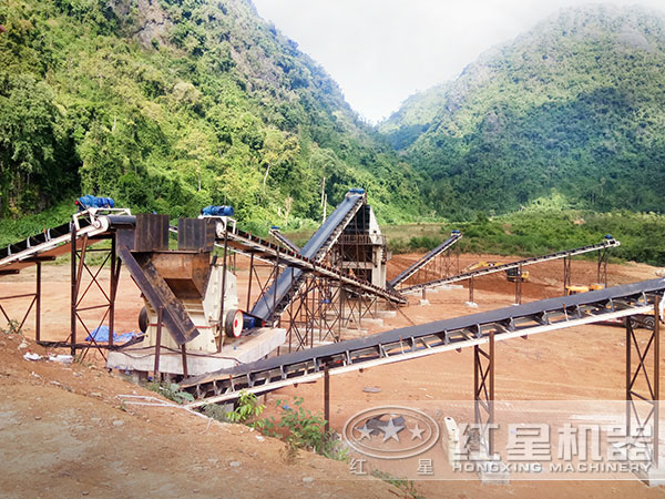 沖擊式破碎機生產現場