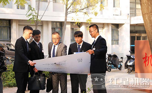 客戶來紅星廠家考察設備