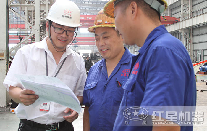 紅星磨粉機車間工作現場