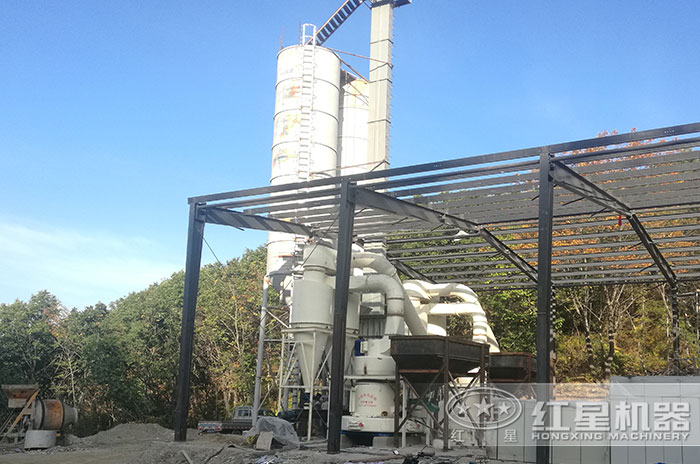 環保礦山制粉機作業現場