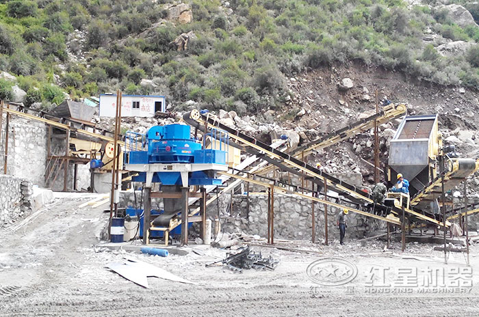 固定式石頭磨沙機(jī)生產(chǎn)線