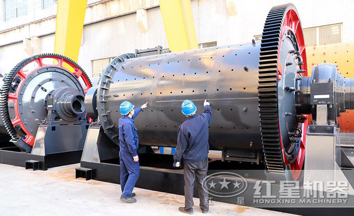 用戶參觀紅星球磨機