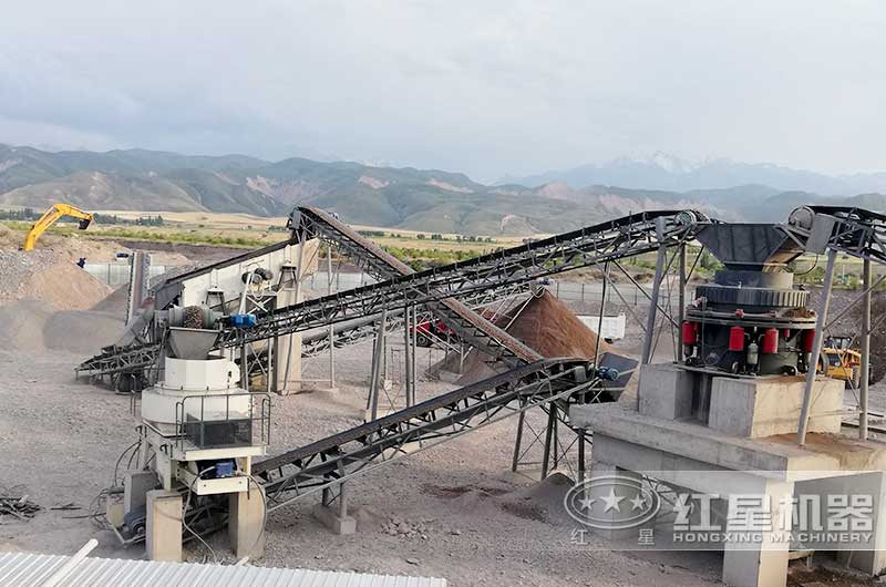 鵝卵石打沙用戶現場