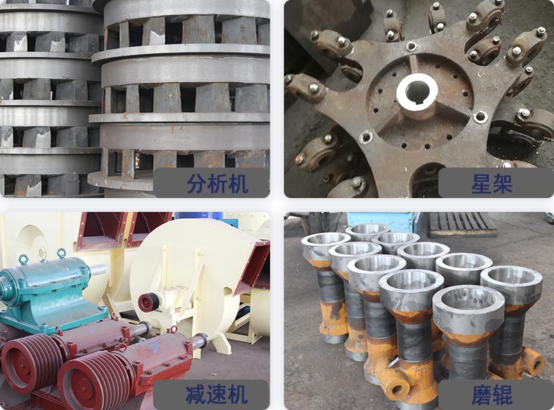 雷蒙磨粉機主要配件圖