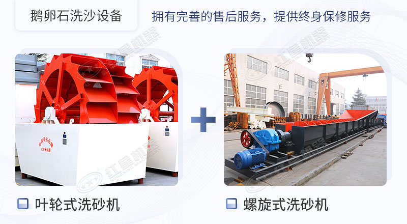 鵝卵石制砂設備之洗選設備