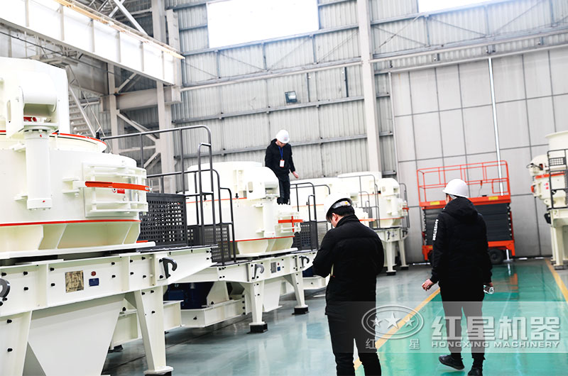 用戶參觀砂石生產設備