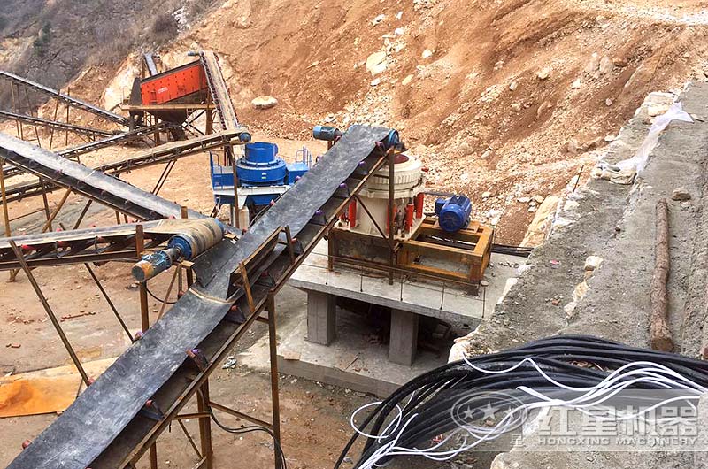 制砂生產線作業現場