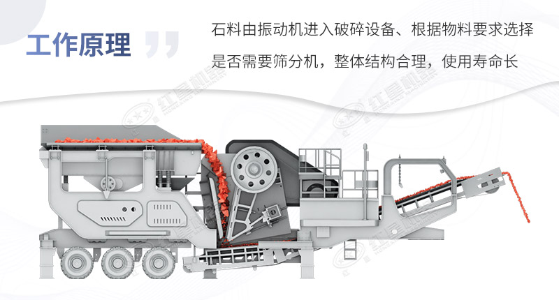 建筑垃圾移動破碎機工作原理