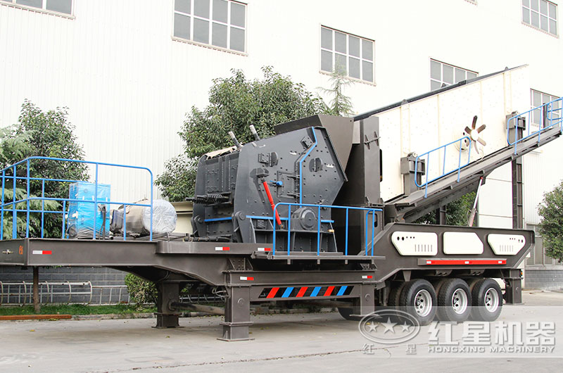 反擊式輪胎移動破碎站