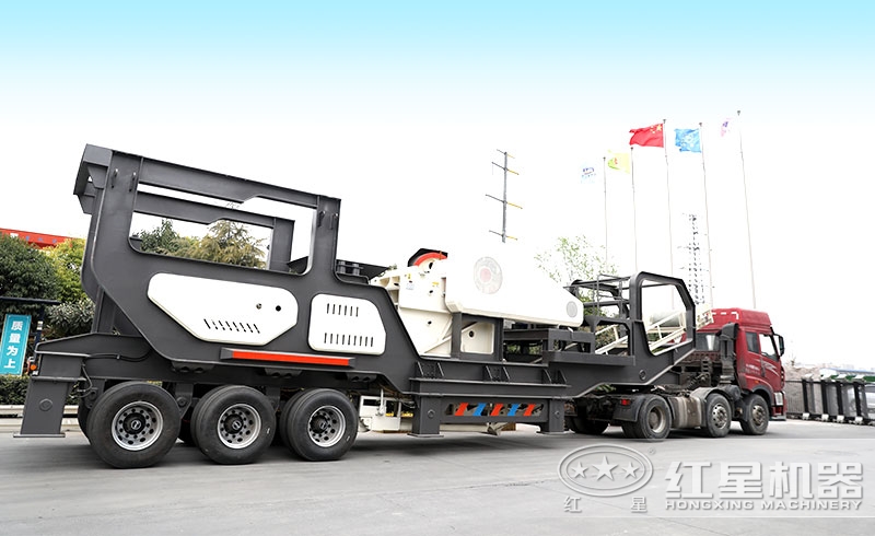 輪胎鄂破移動(dòng)破碎站