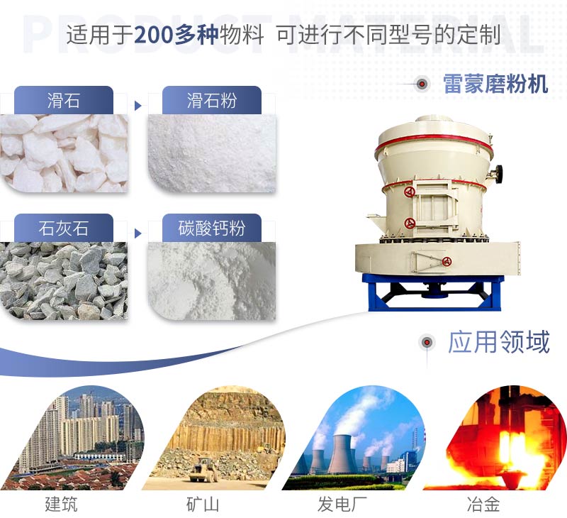 石粉生產機器可對各種礦石進行磨粉加工