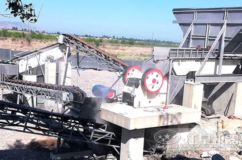 鄂破在各大碎石生產線中打頭陣