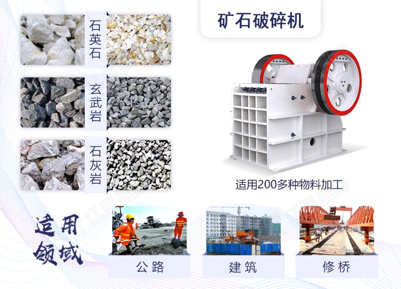礦石破碎機應用范圍廣