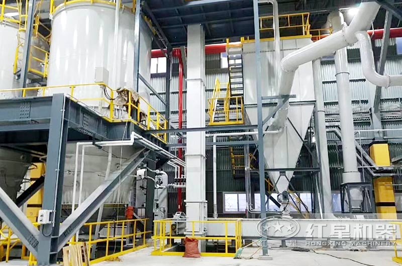 日產200噸的雷蒙機現場