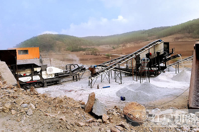 現場進行打沙作業