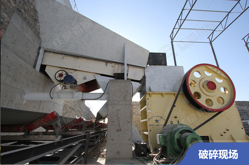 46鄂破破碎石灰石現場