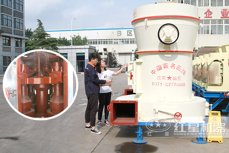 磨粉機內部主要研磨部件展示