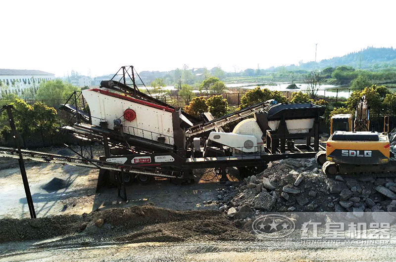 重錘式破碎機現場實拍