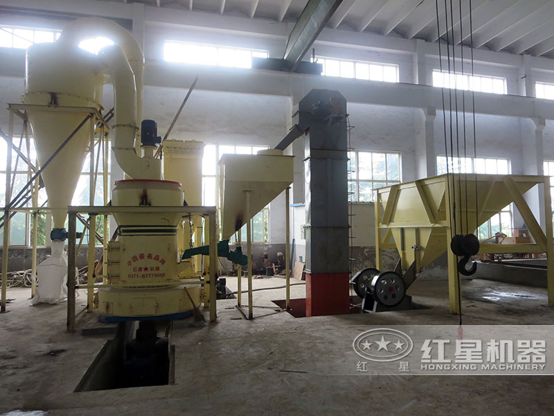 瓷石粉加工設備現場配置