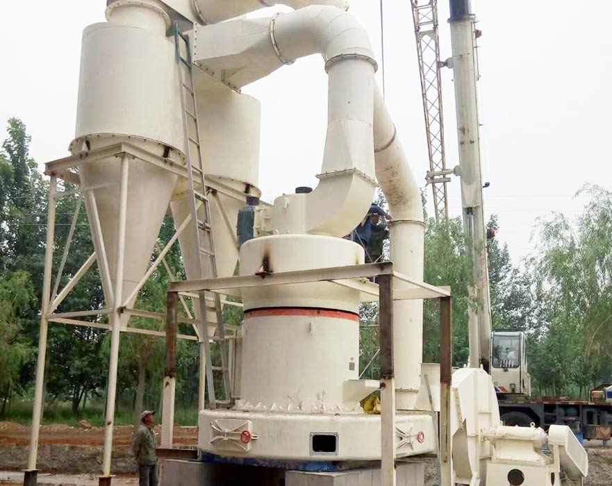 湖北100噸石灰石磨粉生產線